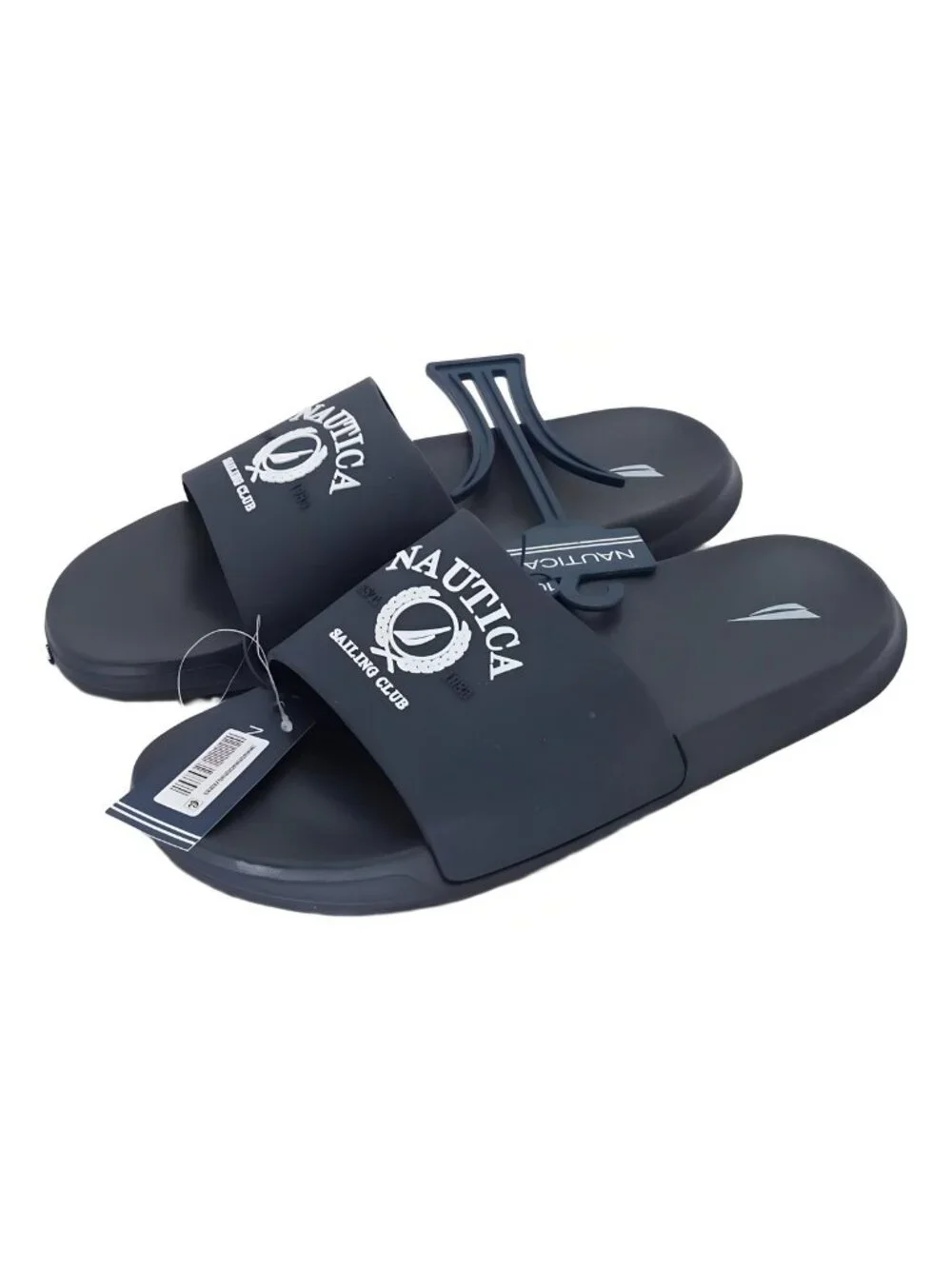 Nautica Porter 3 Pool Slide Men's Sandals Navy White 10M